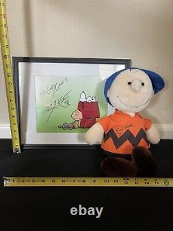 The Peanuts Photo And Plush Signed By Brad Kesten The Voice Of Charlie Brown
