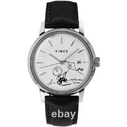 Timex Marlin Automatic X Peanuts Snoopy Collection Charlie Brown TW2U12700