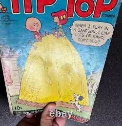 Tip Top Comics #186 GD/VG 3.0 (UFS, 5/54) Early Peanuts Snoopy Charlie Brown