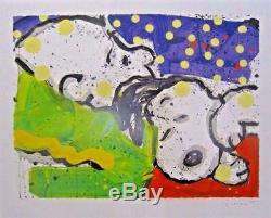 Tom Everhart, Boring Snoring Snoopy Charlie Brown Signed and numbered Lithograph