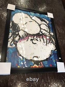 Tom Everhart SLEEPY HEAD Hand Signed 469/500 Lithograph Snoopy Charlie Brown