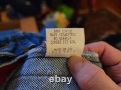 Too Cute! Brand Peanuts Charlie Brown-snoopy Cotton Jean Jacket Adult Large/xl