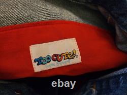 Too Cute! Brand Peanuts Charlie Brown-snoopy Cotton Jean Jacket Adult Large/xl