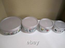 Tupperware Limited Edition Holiday Canister Set Charlie Brown Peanuts, Snoopy