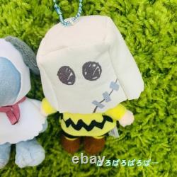 USJ HALLOWEEN HORROR NIGHT Snoopy Charlie Brown Small Plush Key Chain Ghost JP