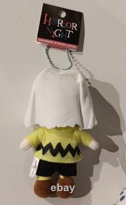 USJ Halloween Snoopy Charlie Brown Mascot Plush Pair 2022 Horror Night Japan