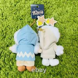 USJ Limited Christmas Snoopy & Charlie Brown Plush Mascot Keychain Set Japan F/S