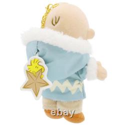 USJ Limited Christmas Snoopy & Charlie Brown Plush Mascot Keychain Set Japan F/S