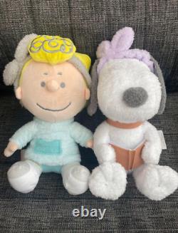 USJ Limited Snoopy &Charlie Brown Plush fluffy Cute Universal Studios Japan 2022