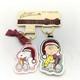 Usj Snoopy Charlie Brown Leather Keychain 2017 Christmas Unused