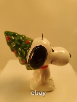 United Features Syndicate 1958-1966 Peanuts Christmas Ornaments Set of 5 Snoopy