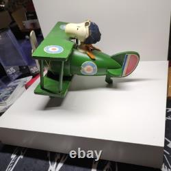 United Future Syndicate 70s Snoopy Flying Ace Music Box Character Goods Green