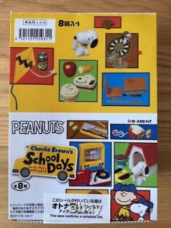 Unused Re-Ment Snoopy Charlie Brown'S School Days Set of 8 types