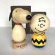 Usaburo Kokeshi Snoopy And Charlie Brown Display Japanese Culture