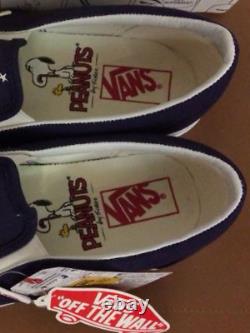 VANS Peanuts Classic Slip-On Christmas Model US Size 8 Charlie Brown Snoopy F/S