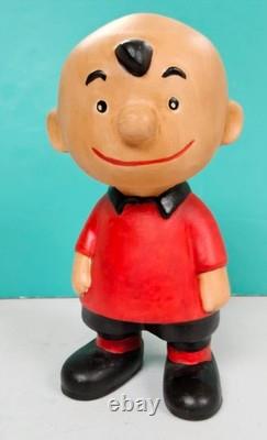 VINTAGE 1960s PEANUTS Ceramic FIGURE SET Linus LUCY Sally SNOOPY Charlie Brown