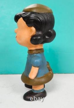 VINTAGE 1960s PEANUTS Ceramic FIGURE SET Linus LUCY Sally SNOOPY Charlie Brown