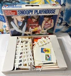 VINTAGE 1970 PEANUTS SNOOPY Playhouse Playset Another Determined Product MIB