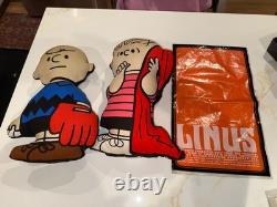 VINTAGE Peanuts 17 Pillow Doll 1963 Linus And Charlie Brown Lot MINT UNUSED