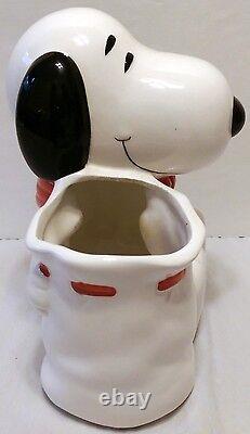 VTG Benjamin & Medwin Snoopy Ceramic Tool Holder Charlie Brown Schultz Office