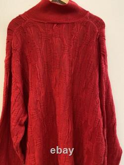 VTG Charlie Brown Snoopy Red Sweater Heavy Knit Relaxed Fit Sz 2XL USA Made