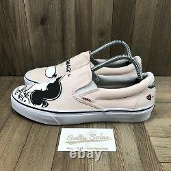 Vans 2017 Peanuts Lucy Snoopy Smack Charlie Brown Slip-on Shoes Womens Size 10