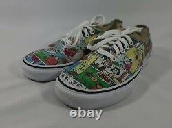 Vans Peanuts Shoes Snoopy Comics Gang Charlie Brown Skate Size M 6.5 W 8 EUC