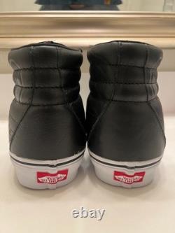 Vans Sk8 Hi Peanuts Snoopy Black Emboss Leather Collab Supreme Charlie Brown 8.5