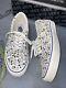 Vans Snoopy & The Gang Charlie Brown Peanuts Skate Shoes Men's Sz 10 White Blk