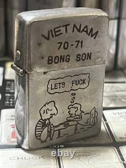 Vietnam ZIPPO 1970 Vietnam Zippo Charlie Brown Military Vintage Snoopy