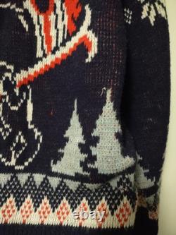 Vintage 1958 Devo, Inc Snoopy Ski Sweater Peanuts Charlie Brown USA Small