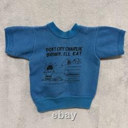 Vintage 1960s Peanuts Snoopy Charlie Brown Kid's Sweatshirt Small 6