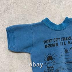 Vintage 1960s Peanuts Snoopy Charlie Brown Kid's Sweatshirt Small 6