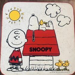 Vintage 1965 Peanuts Snoopy & Charlie Brown Children's Kids Table Mid-Century
