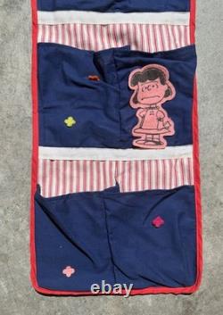 Vintage 1966 Peanuts Snoopy Wall Organizer Simon Simple Charlie Brown Lucy nails