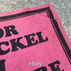 Vintage 1970 Charlie Brown The Peanuts Psychiatrist Lucy Red Felt Banner Pennant