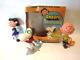 Vintage 3 Mattel Peanuts Skediddler Figures Charlie Brown Snoopy Lucy 1968