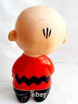 Vintage 50 s Hangarford Charlie Brown Snoopy Sofubi