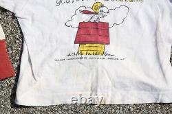 Vintage 50s Peanuts Snoopy Charlie Brown Youth Size 6 Pullover shirt Norwich