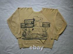 Vintage 60s Peanuts SNOOPY CHARLIE BROWN Lucy Mayo SPRUCE SWEAT SHIRT Size L USA