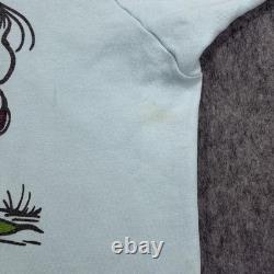 Vintage 70's Linus Peanuts Sweater Sweat Shirt Small Charlie Brown Snoopy Fleece