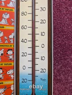 Vintage 70's Snoopy Peanuts Thermometer By Sybron/Taylor Charlie Brown