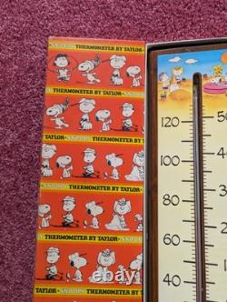 Vintage 70's Snoopy Peanuts Thermometer By Sybron/Taylor Charlie Brown