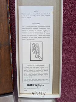 Vintage 70's Snoopy Peanuts Thermometer By Sybron/Taylor Charlie Brown