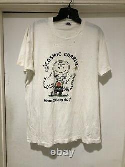 Vintage 80s Grateful Dead Cosmic Charlie T Shirt XL Deadhead Parking Lot Tee