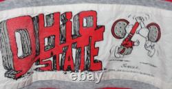 Vintage 80s Peanuts Snoopy Charlie Brown Sweatshirt Medium Ohio State Football