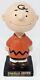 Vintage Bobble Head Doll Charlie Brown From Peanuts By Lego