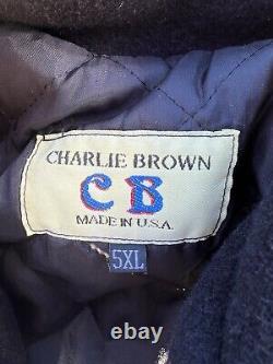 Vintage CHARLIE BROWN Jacket Varsity Snoopy Peanuts Iceberg History 90s Hip Hop