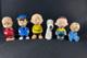 Vintage Ceramic Peanuts Figures Linus Lucy Pigpen Sally Snoopy Charlie Brown