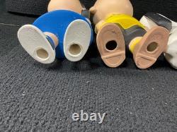Vintage Ceramic Peanuts Figures Linus Lucy Pigpen Sally Snoopy Charlie Brown